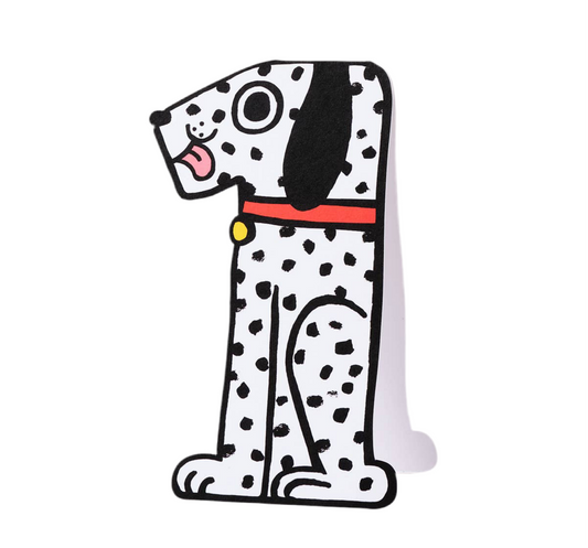 Dog #1 | Kid's Birthday Number Card