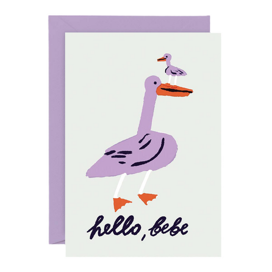 Hello Bebe Greeting Card