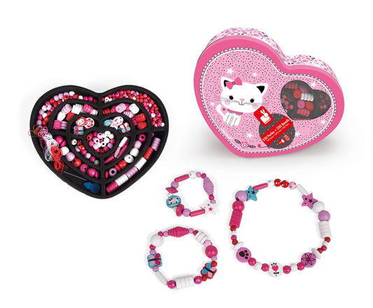 Cat Love Jewelry Kit | 250 Wood Beads
