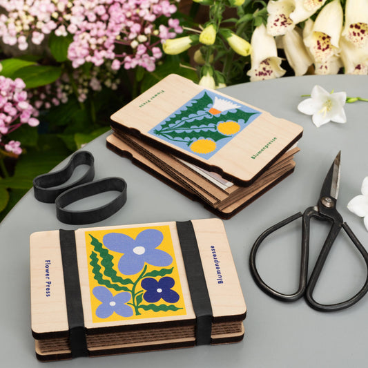 Pocket Flower Press | Blue Flowers