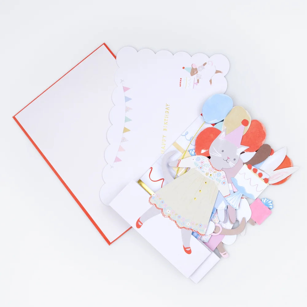 Animal Happy Birthday | Concertina Card