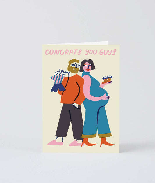 Congrats You Guys Greeting Card