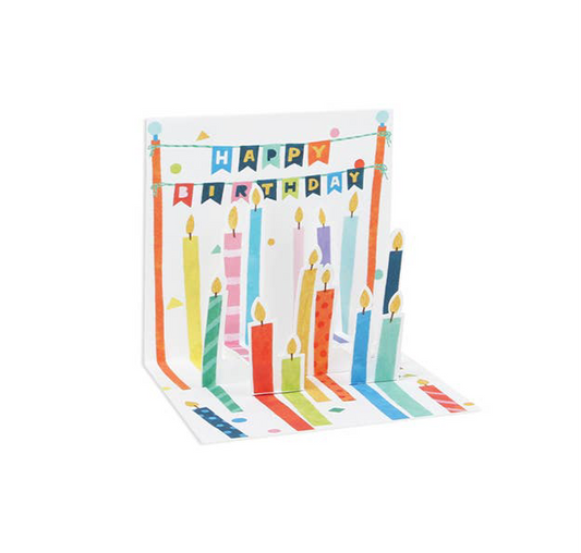 Lots Of Candles Mini Pop-Up Card