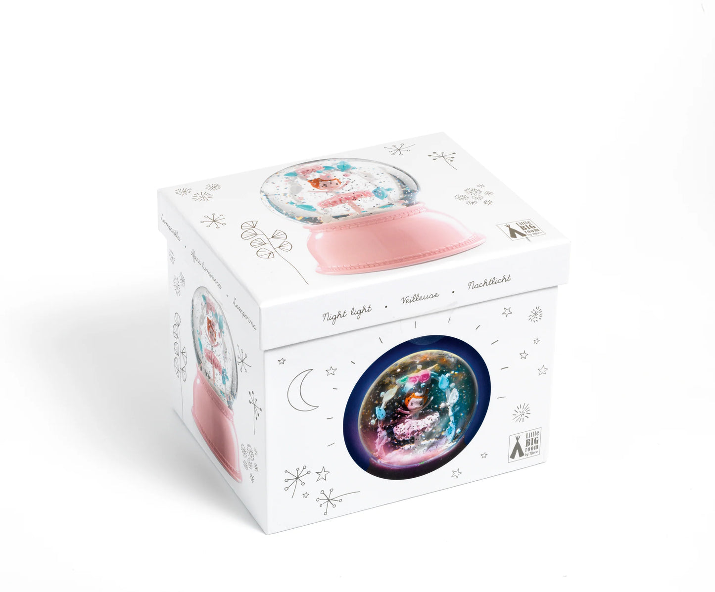 Ballerina Snow Globe Night  Light