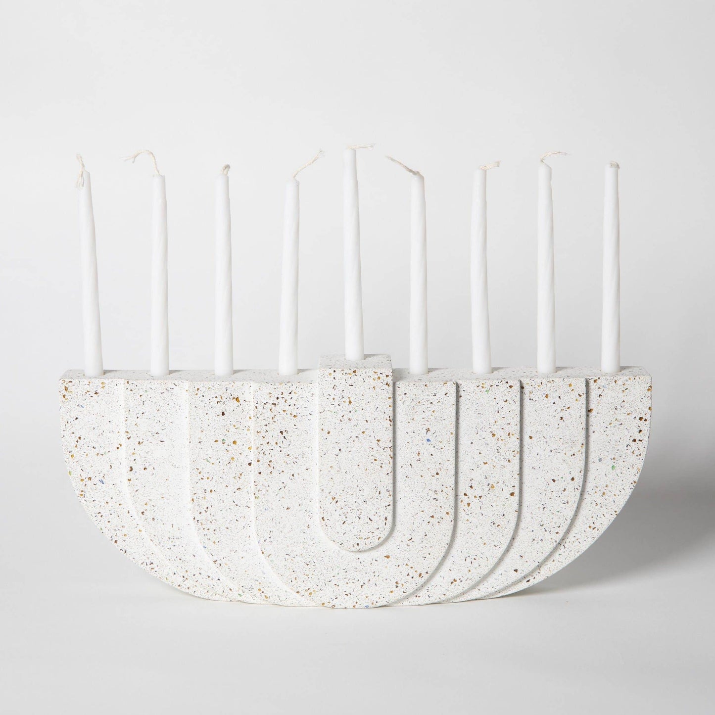 Menorah | White Terrazzo