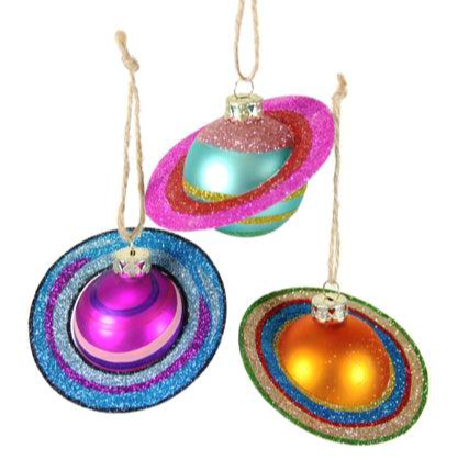 Cosmic Saturn Ornament