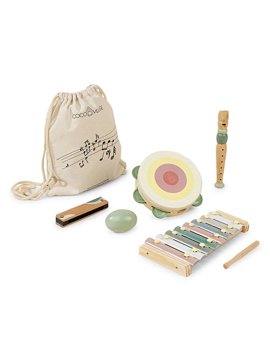 Wooden Musical Instruments Playset