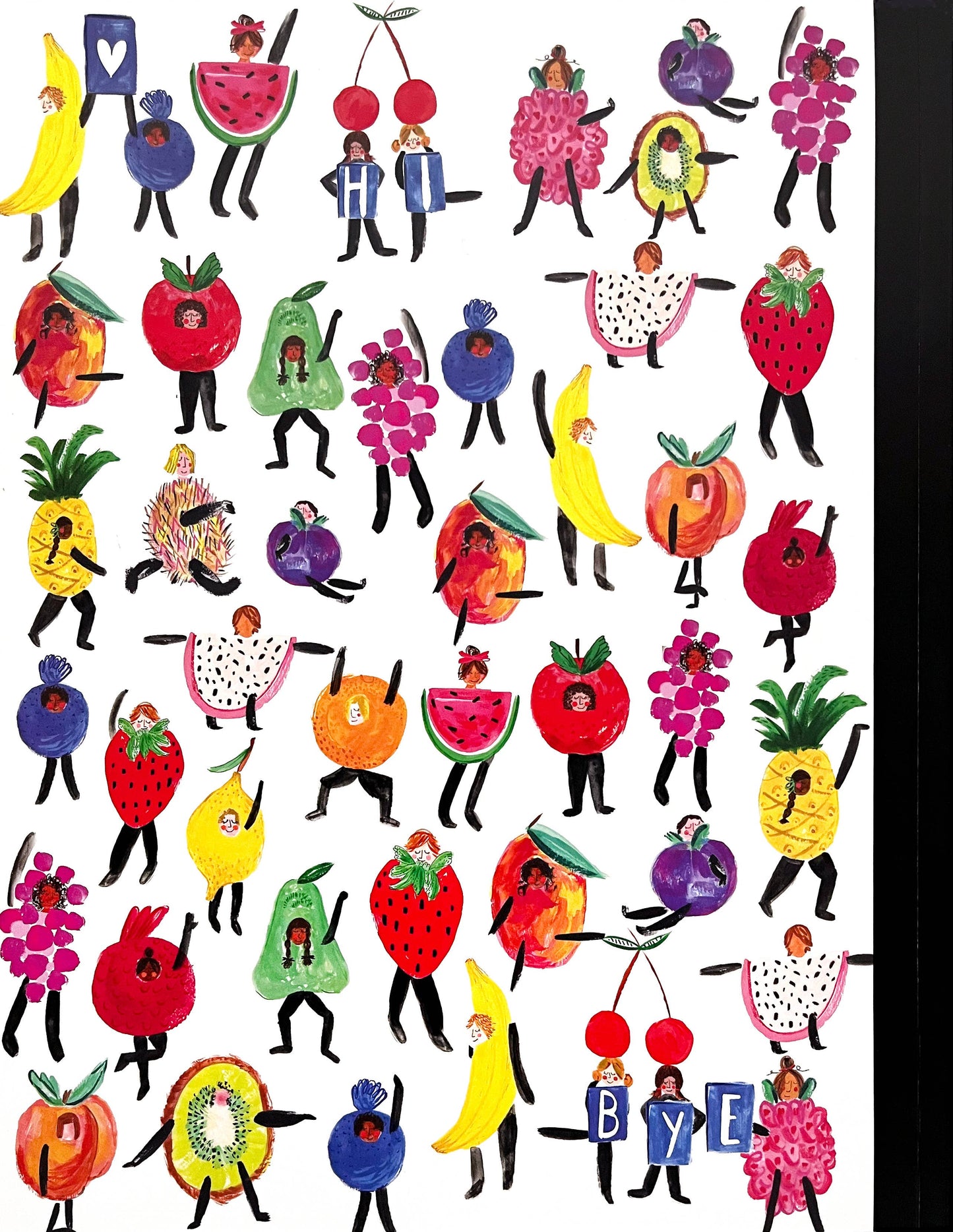 Fruit Salad Composition Book