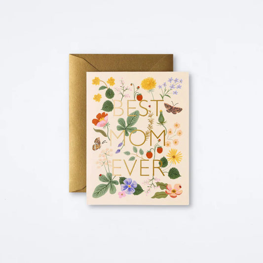 Garden Delights Best Mom Ever Card