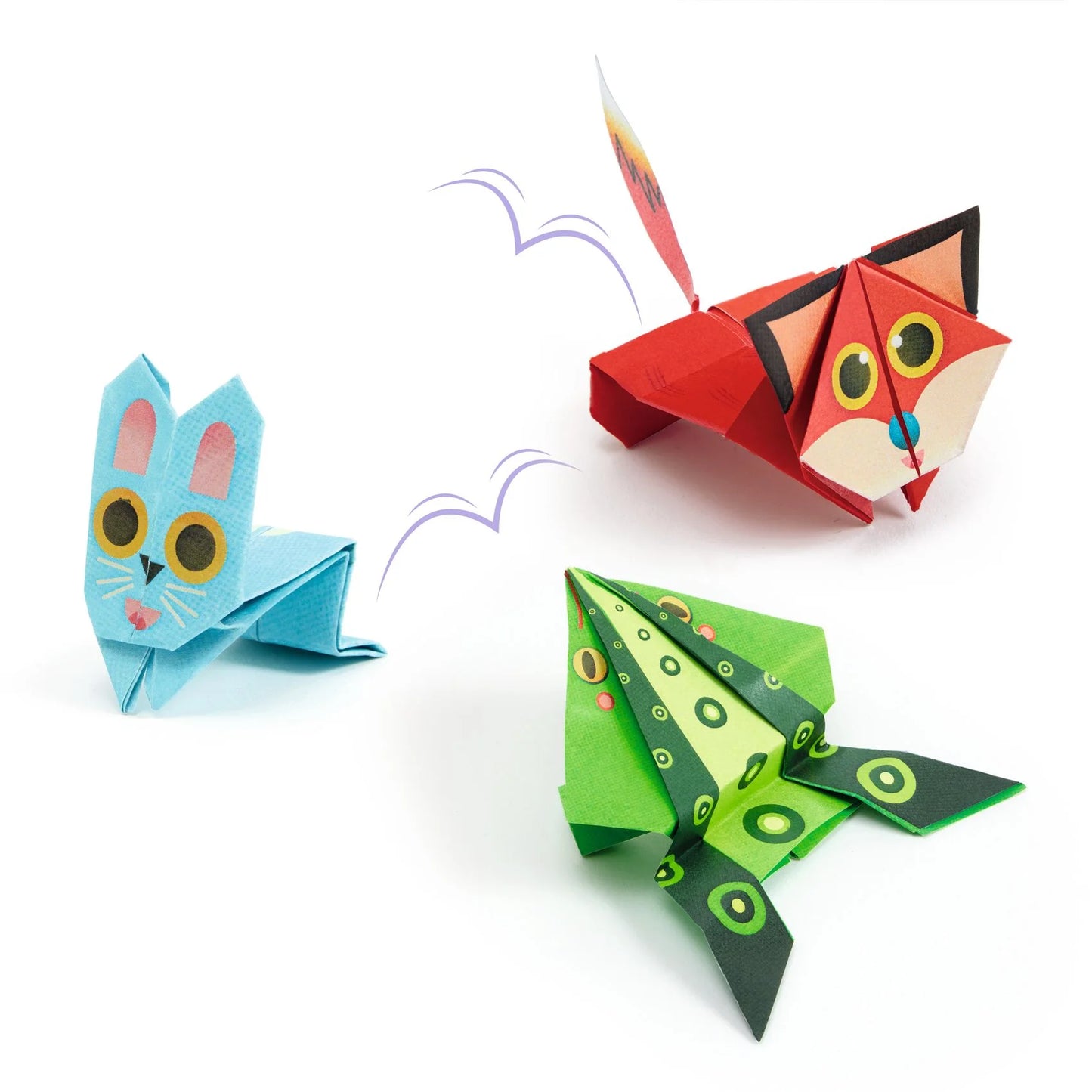 Jumping Animals Origami Paper Craft Kit