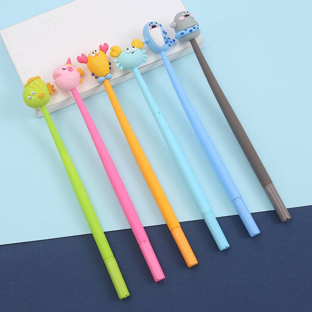 Wiggly Sea Animals Gel Pen