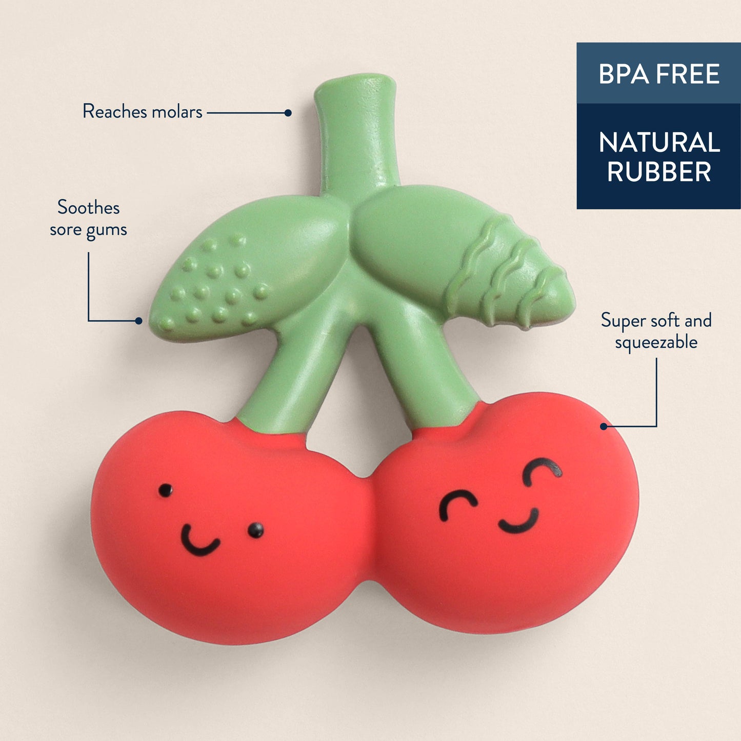 Comfort Crew Teether | Cherries