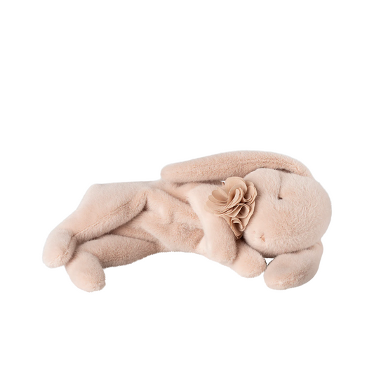 Small Sleeping Bunny Plush | Powder