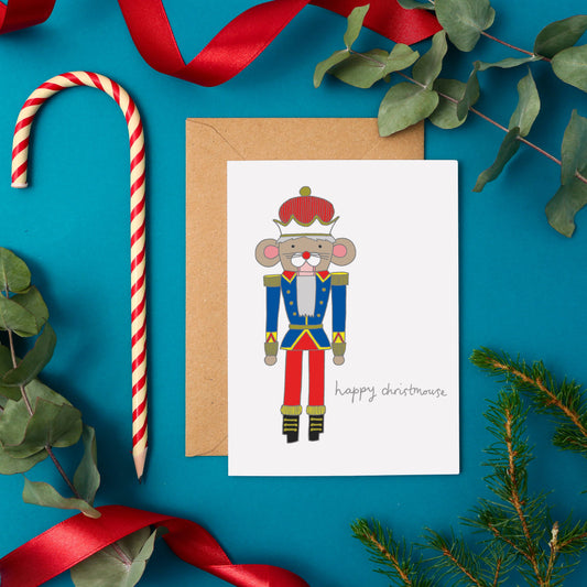 Mouse King Christmas Greeting Card