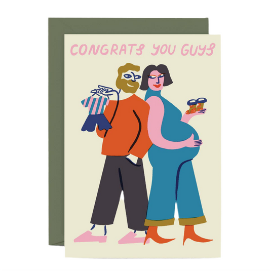 Congrats You Guys Greeting Card
