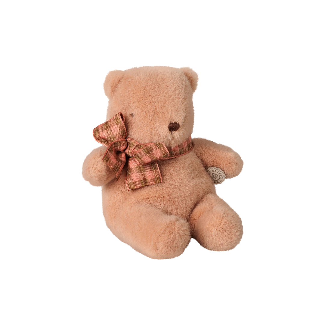 Mini Teddy Bear Plush | Vintage Rose