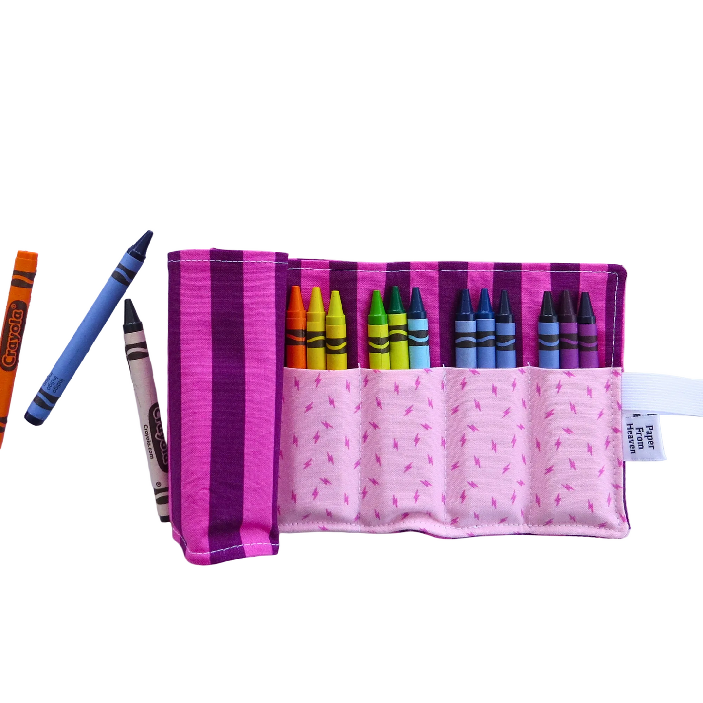 Fabric Crayon Roll-Up