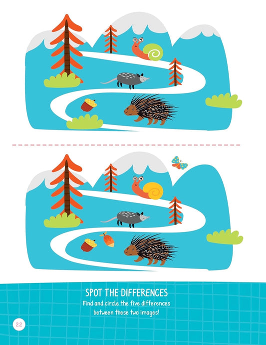 Funny Animals Activity Book