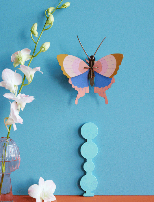 Gold Rim Butterfly Wall Art