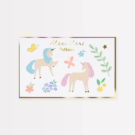 Unicorn Tempory Tattoos