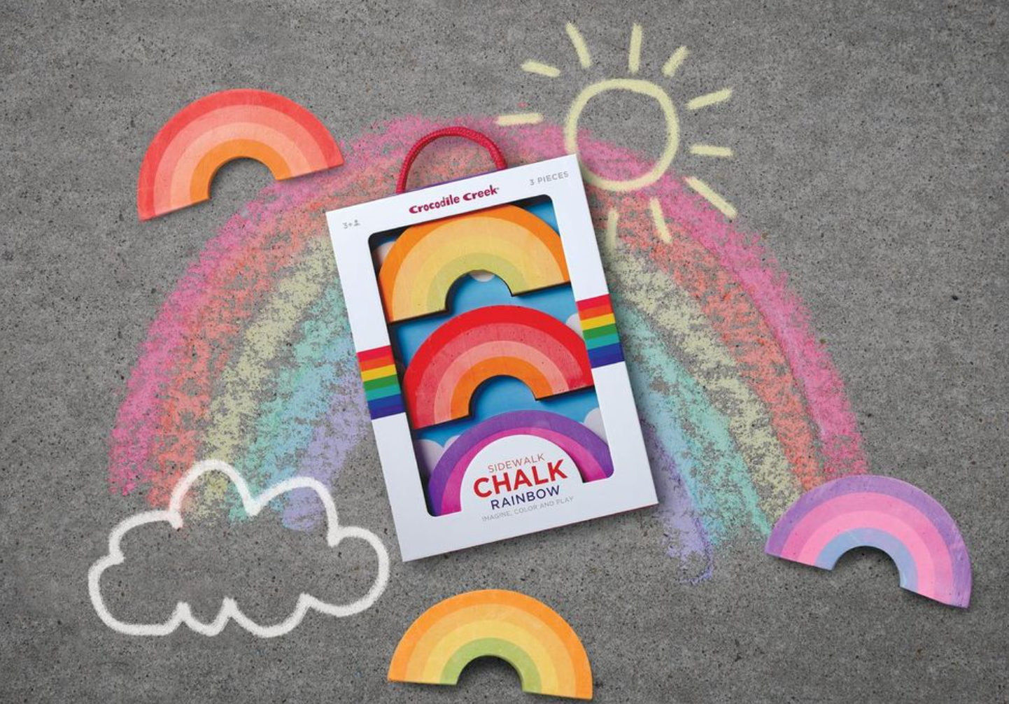 Rainbow Sidewalk Chalk