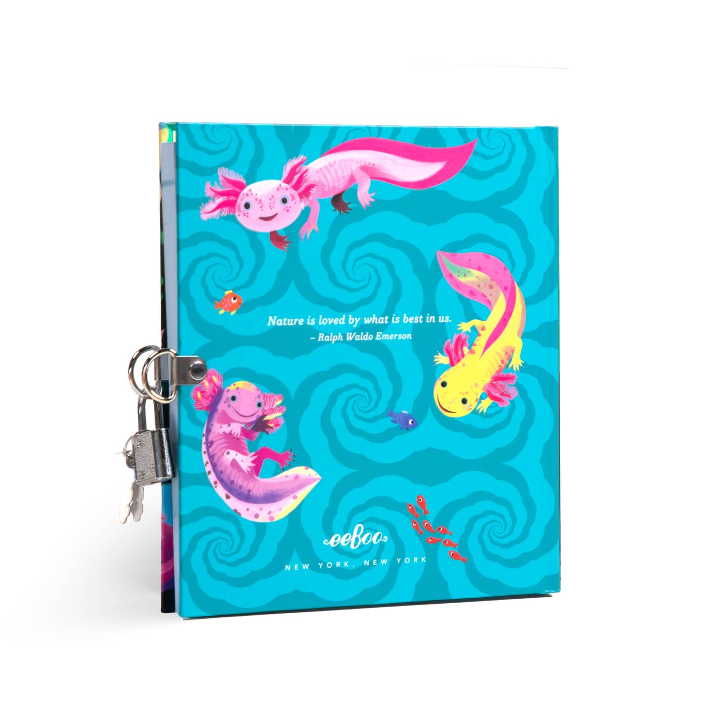Axolotl Diary With Lock & Key
