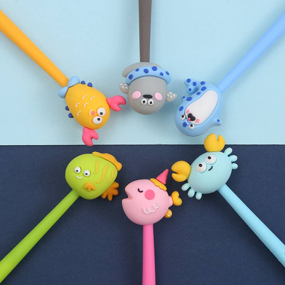 Wiggly Sea Animals Gel Pen