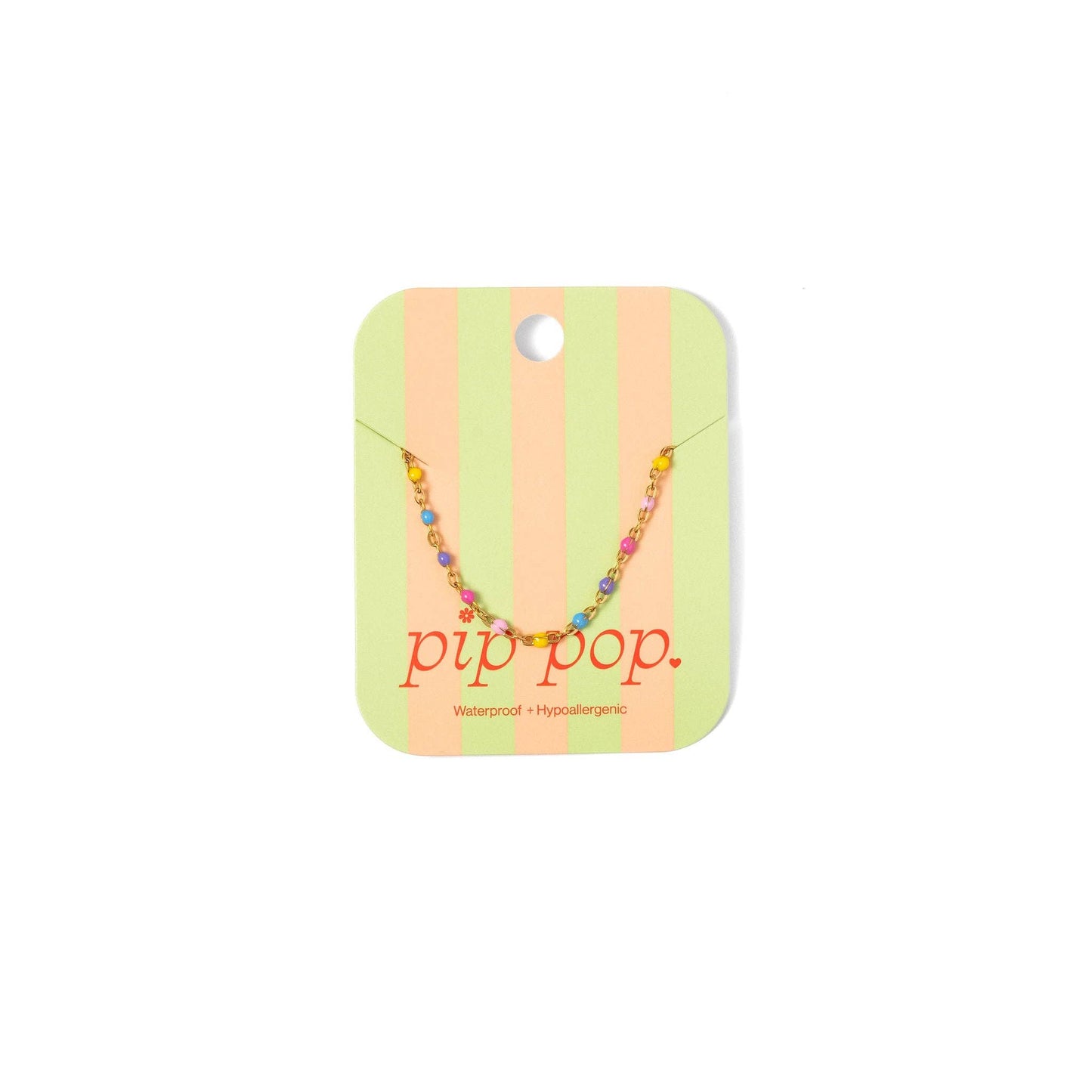 Enamel Bead Necklace