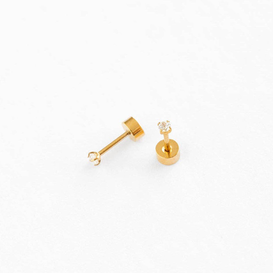 Mini Diamond Earrings