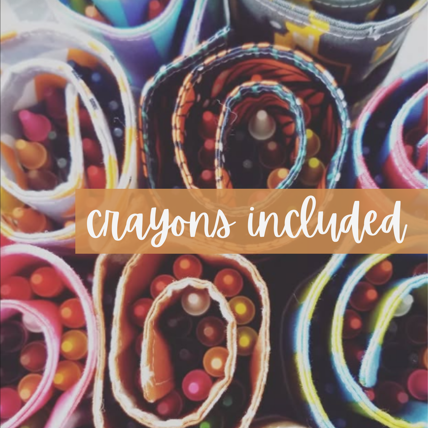 Fabric Crayon Roll-Up