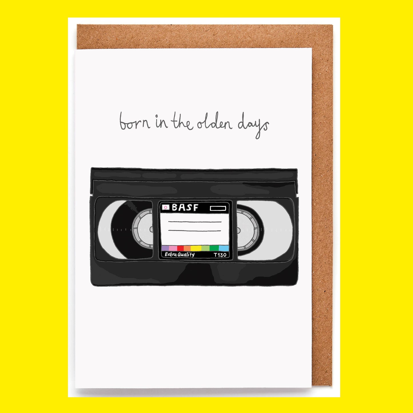 Funny VHS Birthday Card