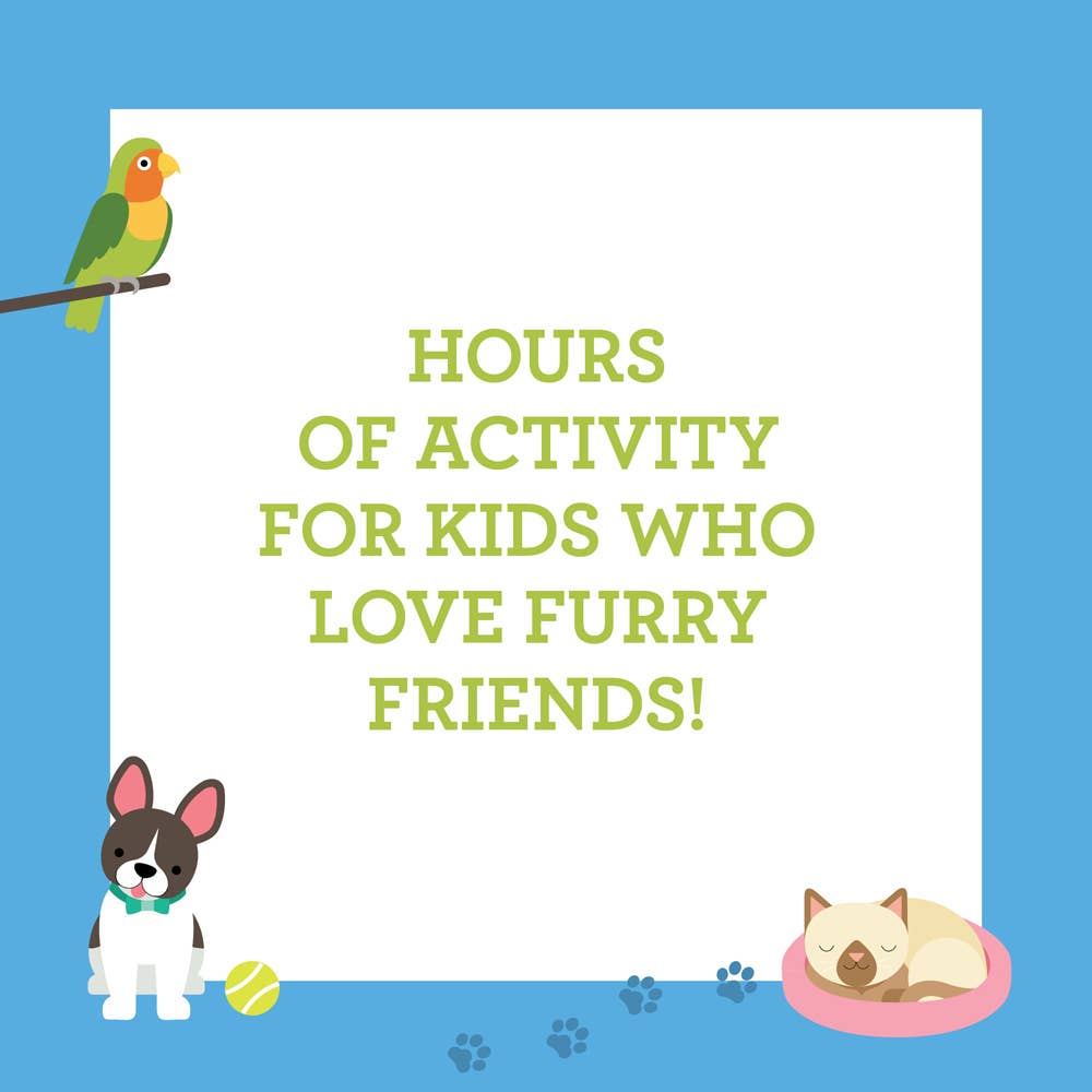 Coloring Book + Stickers | Pets