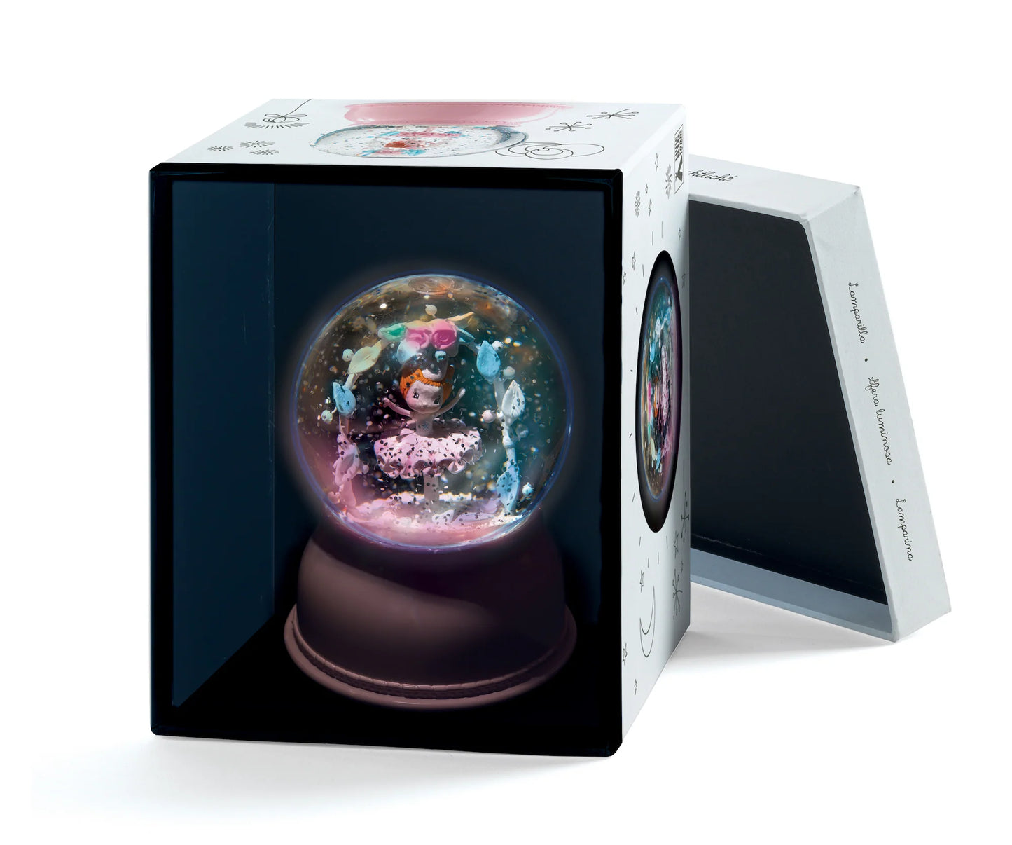 Ballerina Snow Globe Night  Light