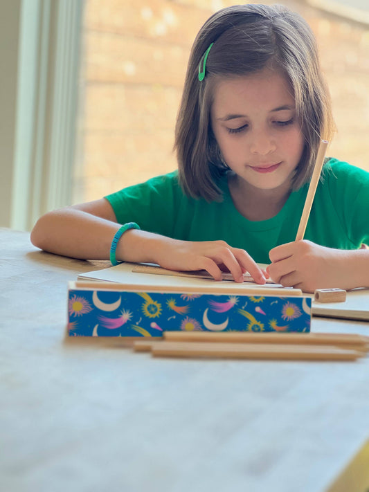 Colored Pencils With Wood Box | Cosmic
