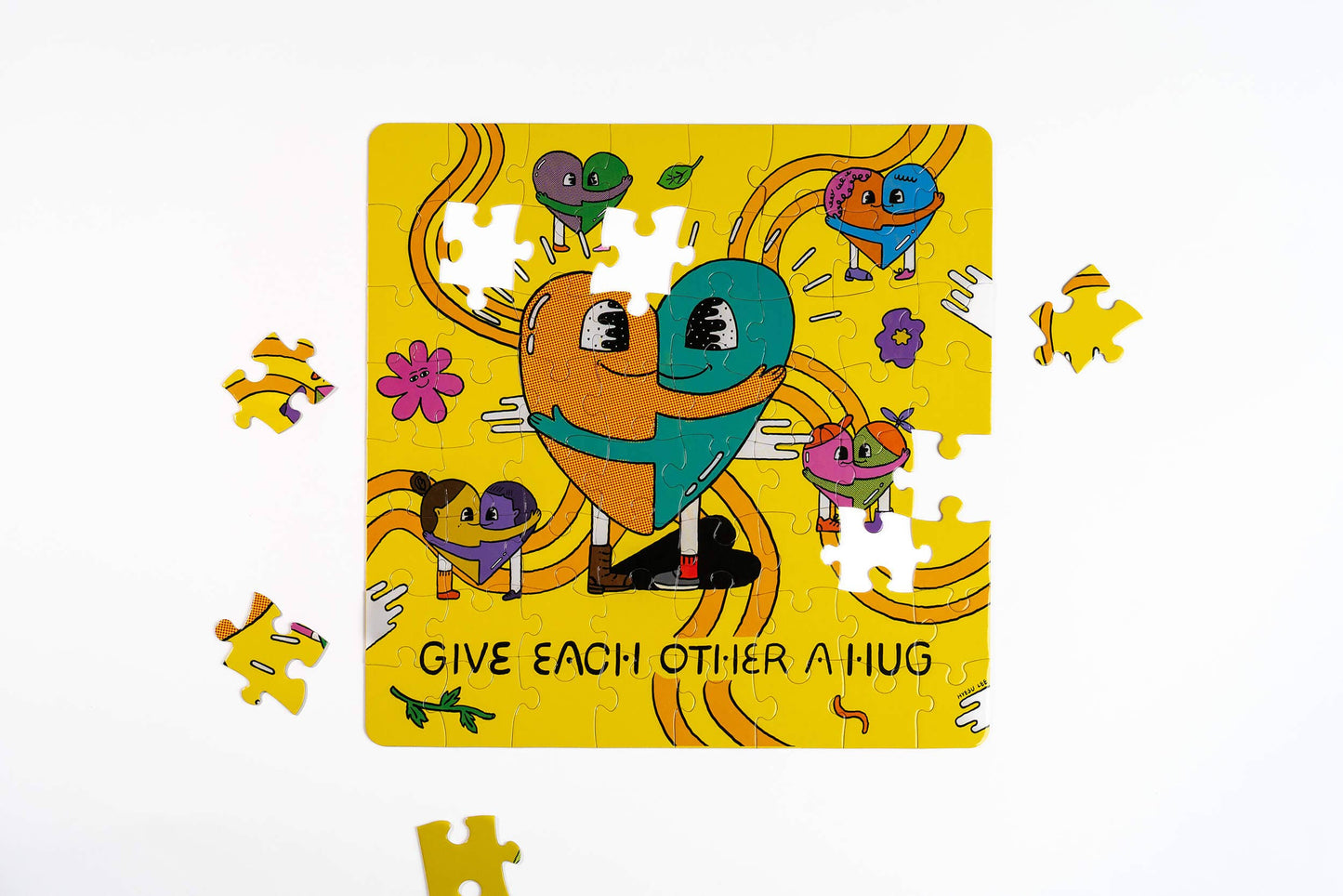 Hug it Out! Puzzle - 64 pieces