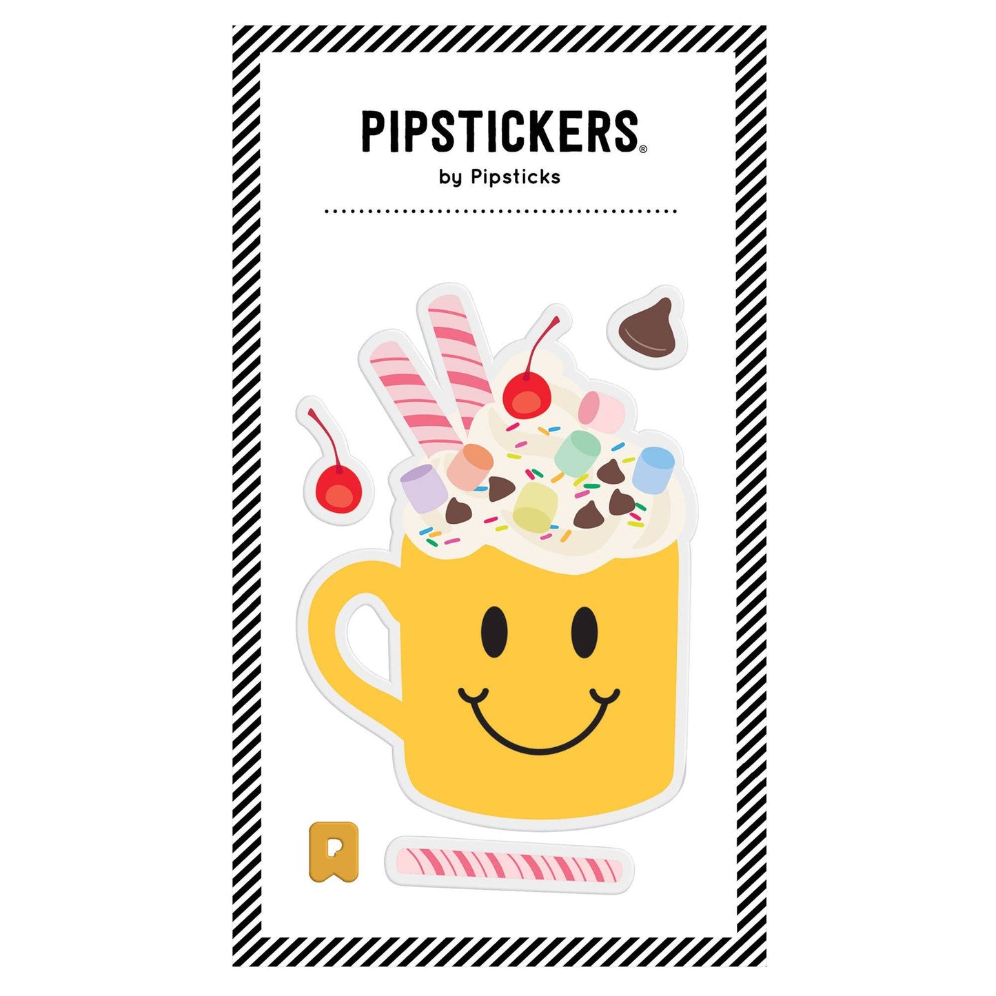 Big Puffy Hug In A Mug Stickers