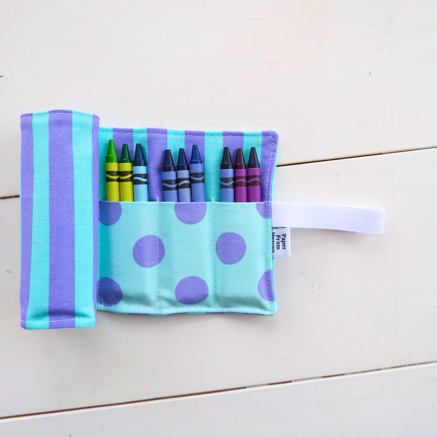 Fabric Crayon Roll-Up