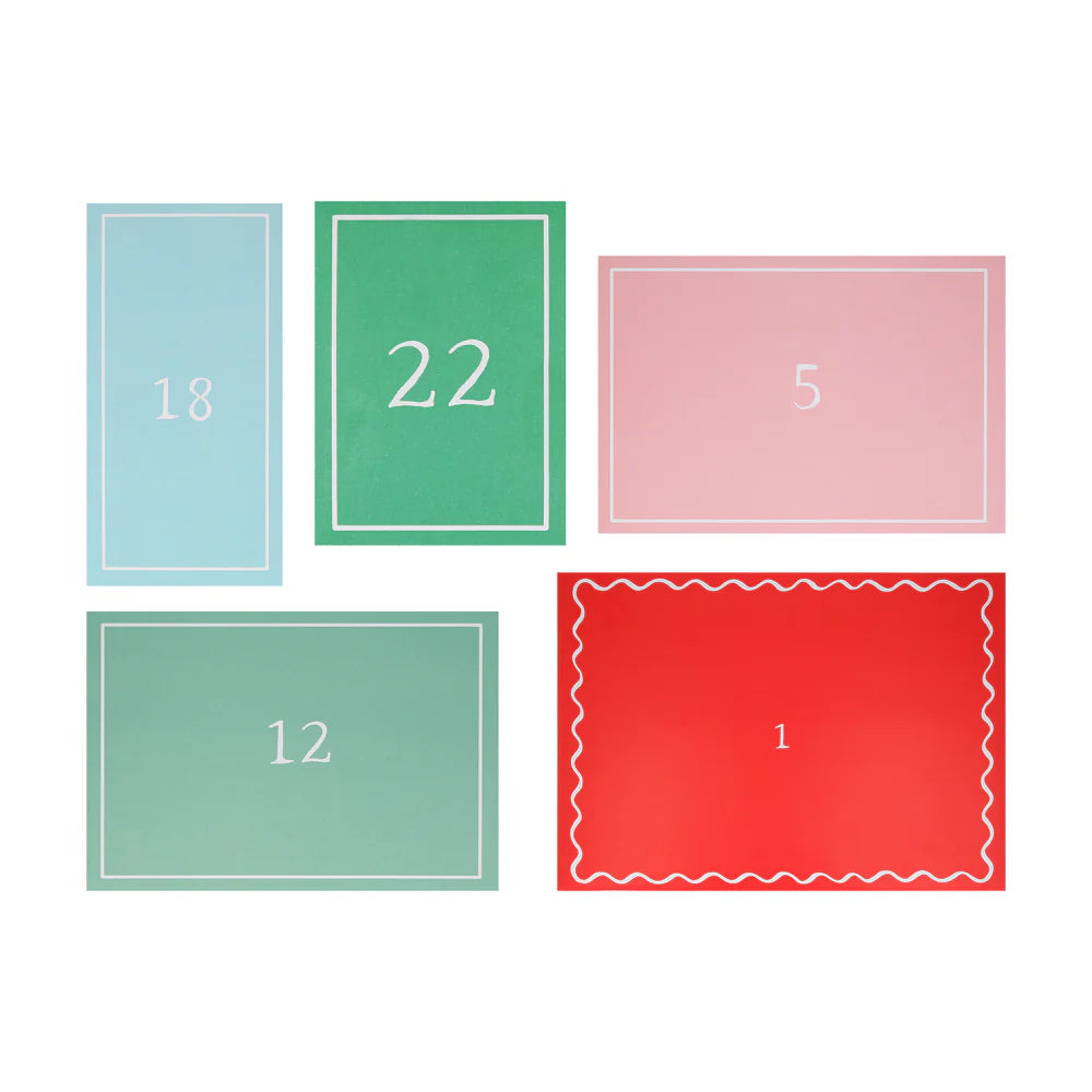 Gingerbread Sticker Advent Advent Calendar