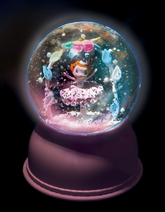 Ballerina Snow Globe Night  Light