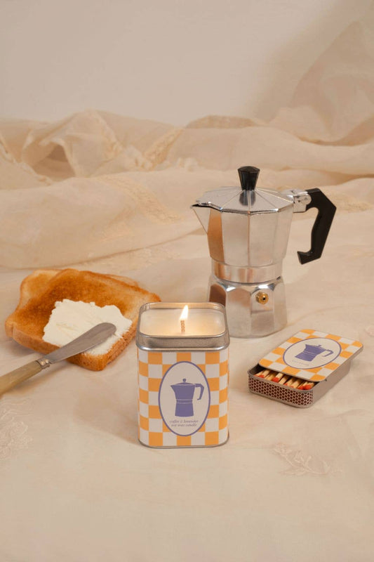 Tin Candle | Coffee + Lavender