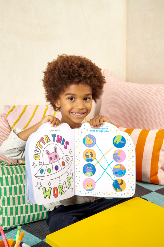 Playful Pages Activity Book | Pets in Space