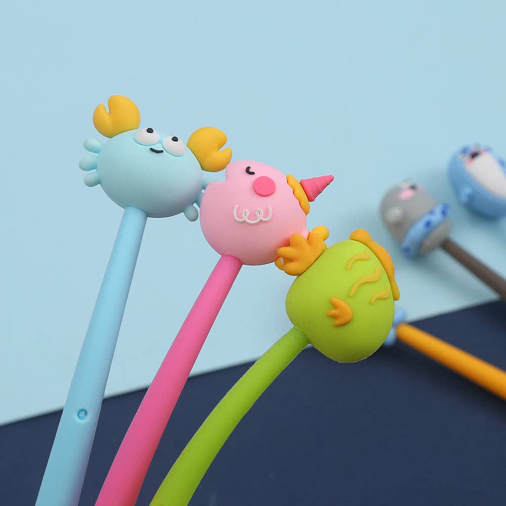 Wiggly Sea Animals Gel Pen