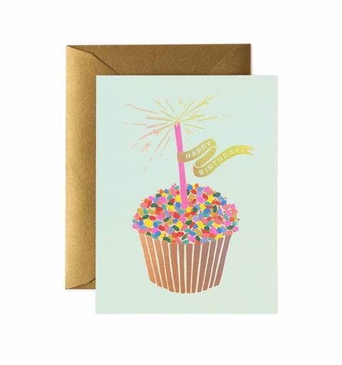 Happy Birthday Cupcake Card