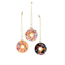 Mini Donut With Sprinkles Ornament