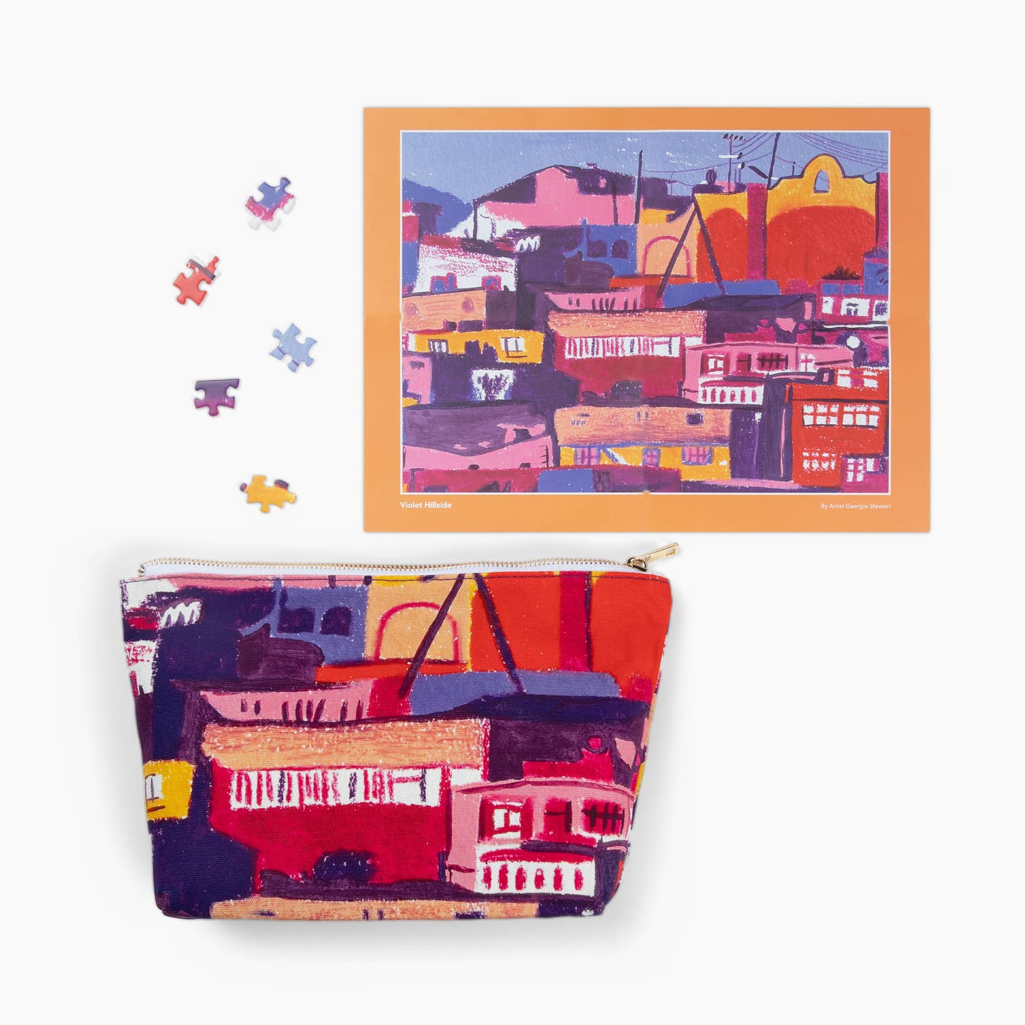 Violet Hillside | 1000 Piece Puzzle