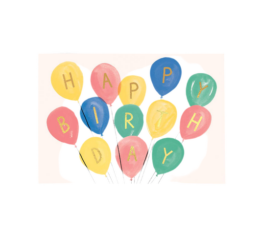 HB Balloon Bunch Greeting Card