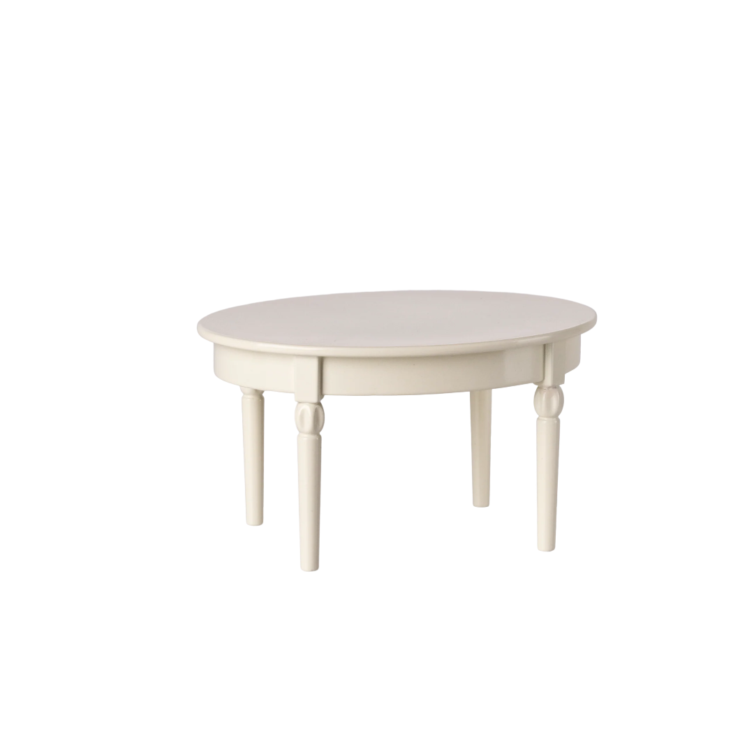 Vintage Mouse Dining Table | Off White