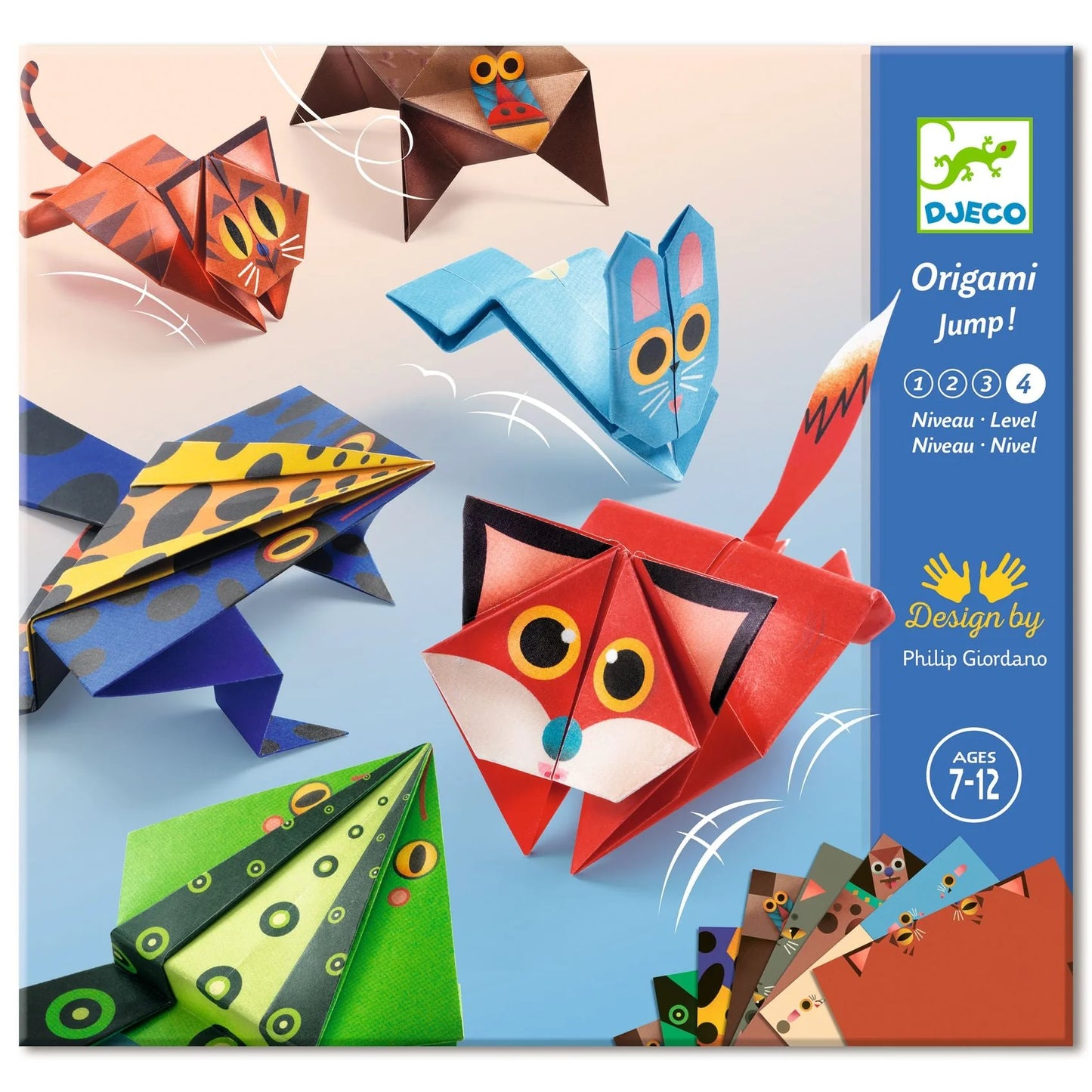 Jumping Animals Origami Paper Craft Kit