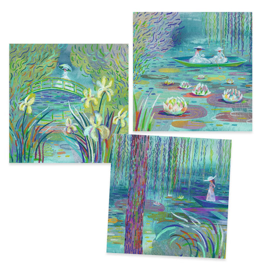Inspired By Claude Monet | Oil Pastel Art Kit