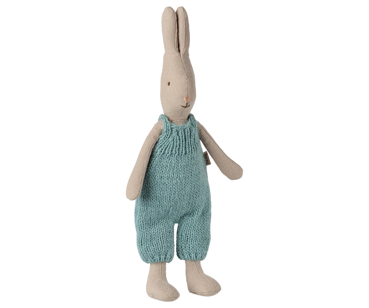 Rabbit In Knitted Overall | Classic